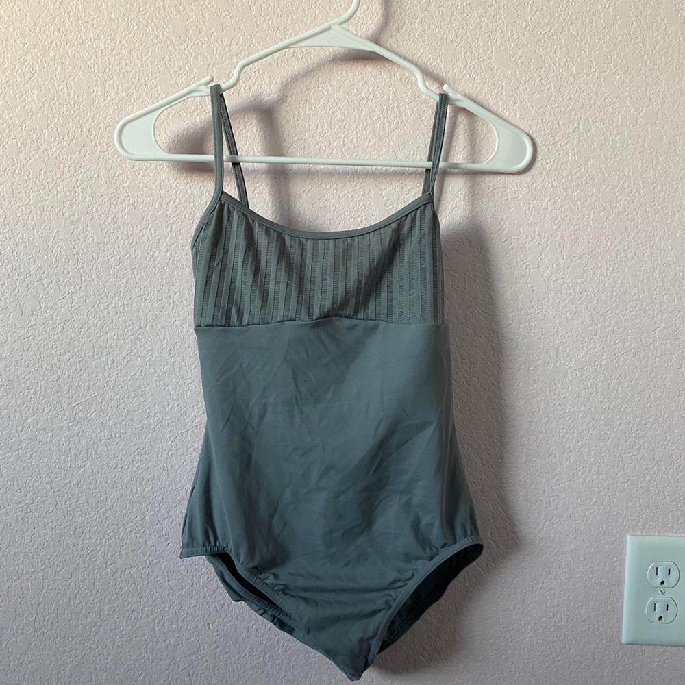 Camisole Leotard with Mesh Overlay